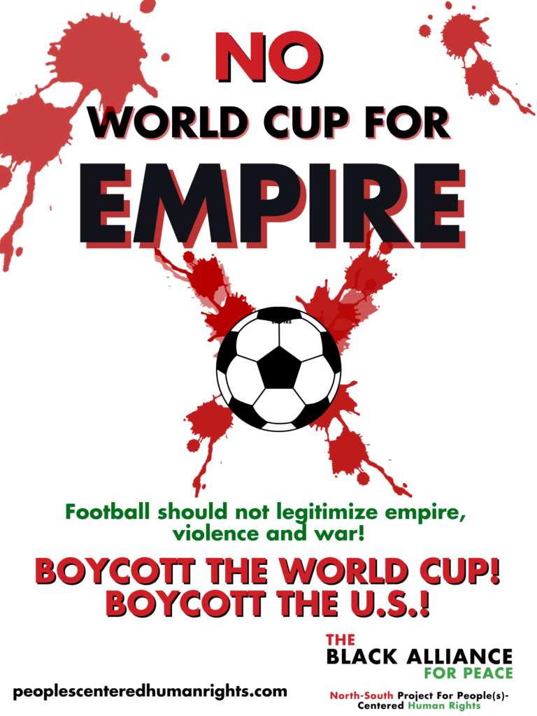 Boycott the World Cup, Boycott the U.S.